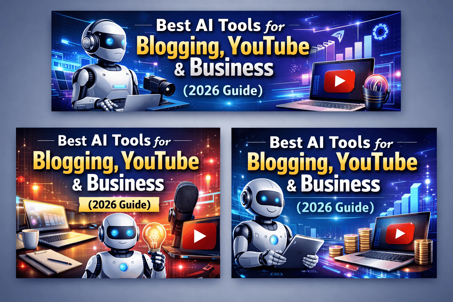 Best AI Tools for Blogging, YouTube & Business (2026 Guide)