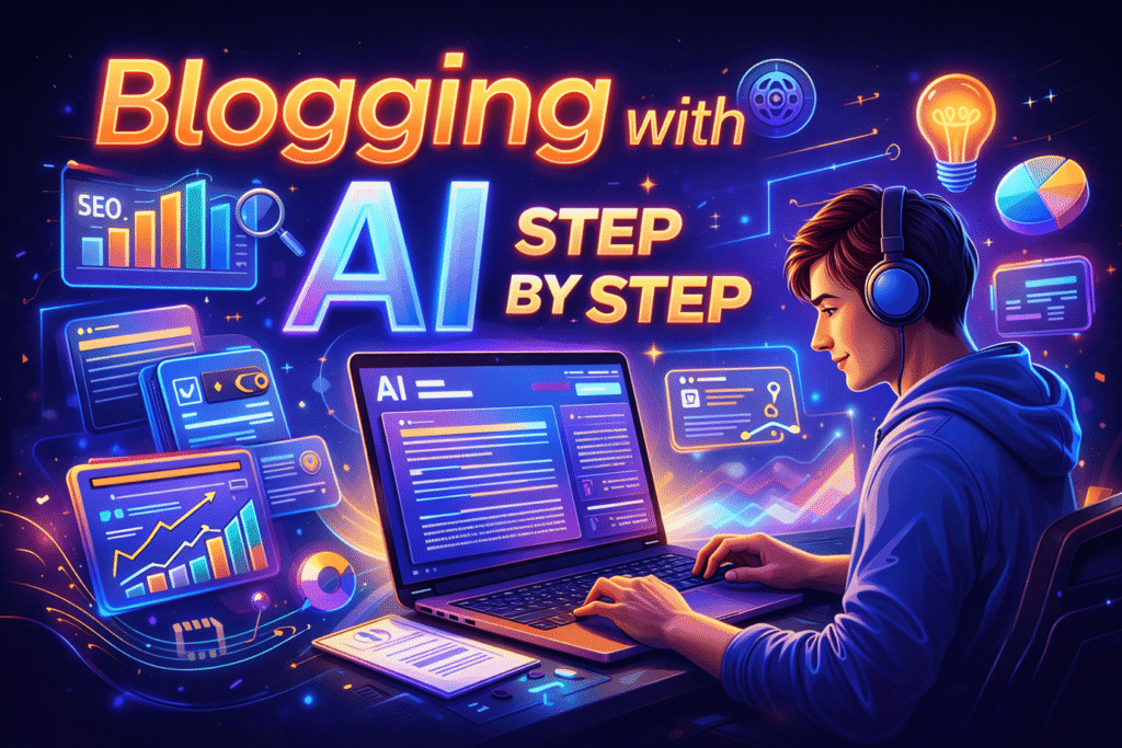 Blogging with AI Step by Step (2026) – Create & Monetize Faster