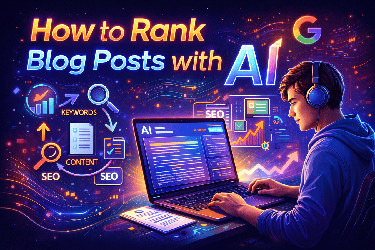 How to Rank Blog Posts with AI (2026 Guide for Fast Google Rankings)