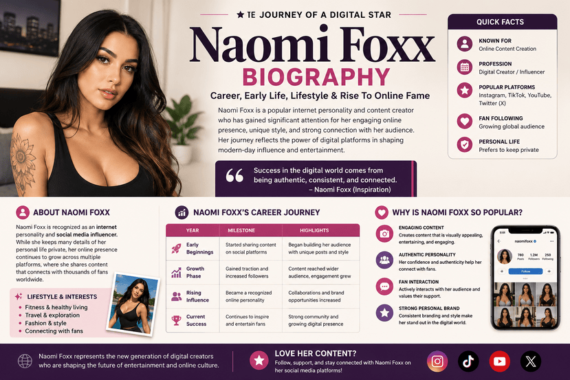 Naomi Foxx Biography – Age, Career, Lifestyle, Net Worth & More