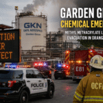 What caused the Garden Grove chemical accident