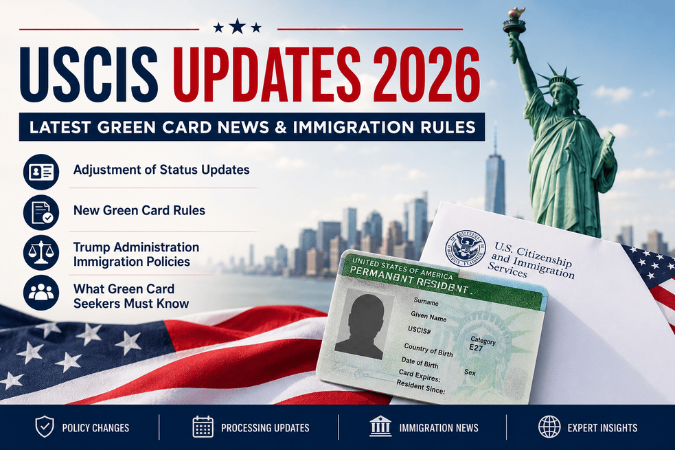 USCIS Updates 2026: Green Card News, Adjustment of Status & New Immigration Rules